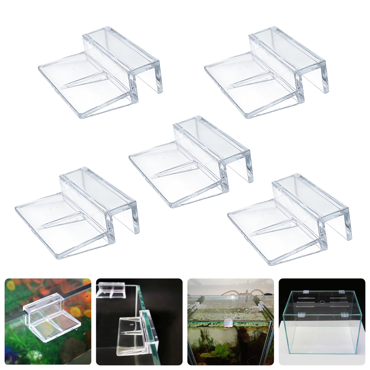 Aquarium Fish Quarantine - 10Pcs Transparent Acrylic Fish Tank Glass