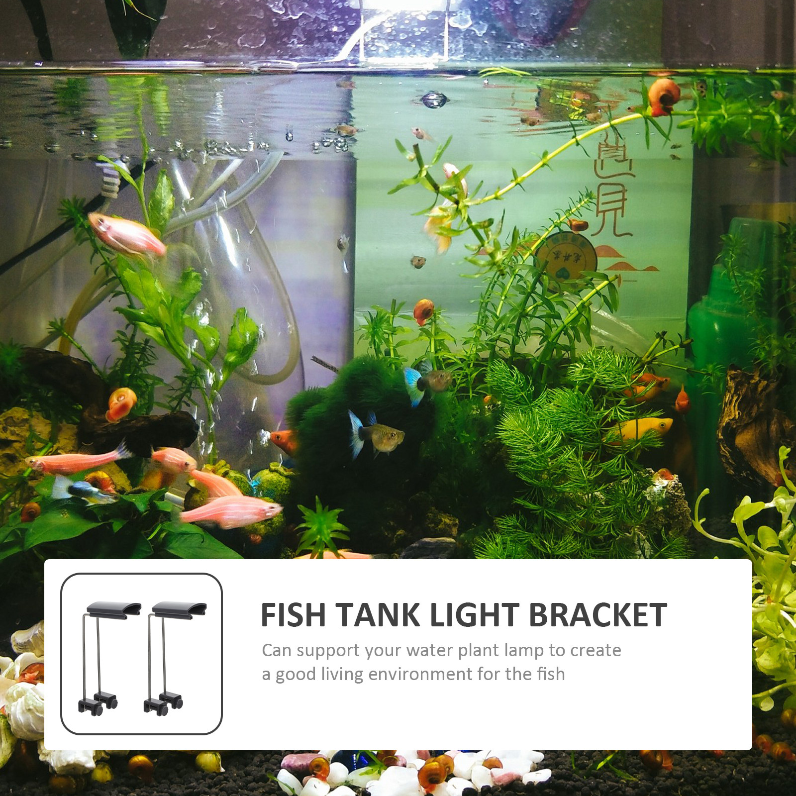 2pcs Water Grass Lamp Bracket  - đánh giá và giá Aquarium Fish Light Lamp