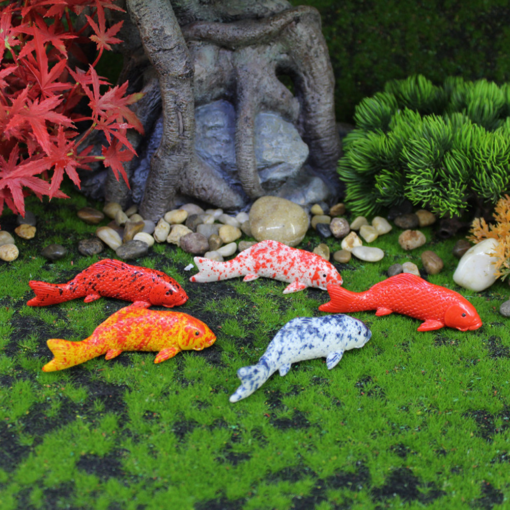 5Pcs Mini Koi Fish Artificial  - đánh giá và giá Aquarium Fish Koi