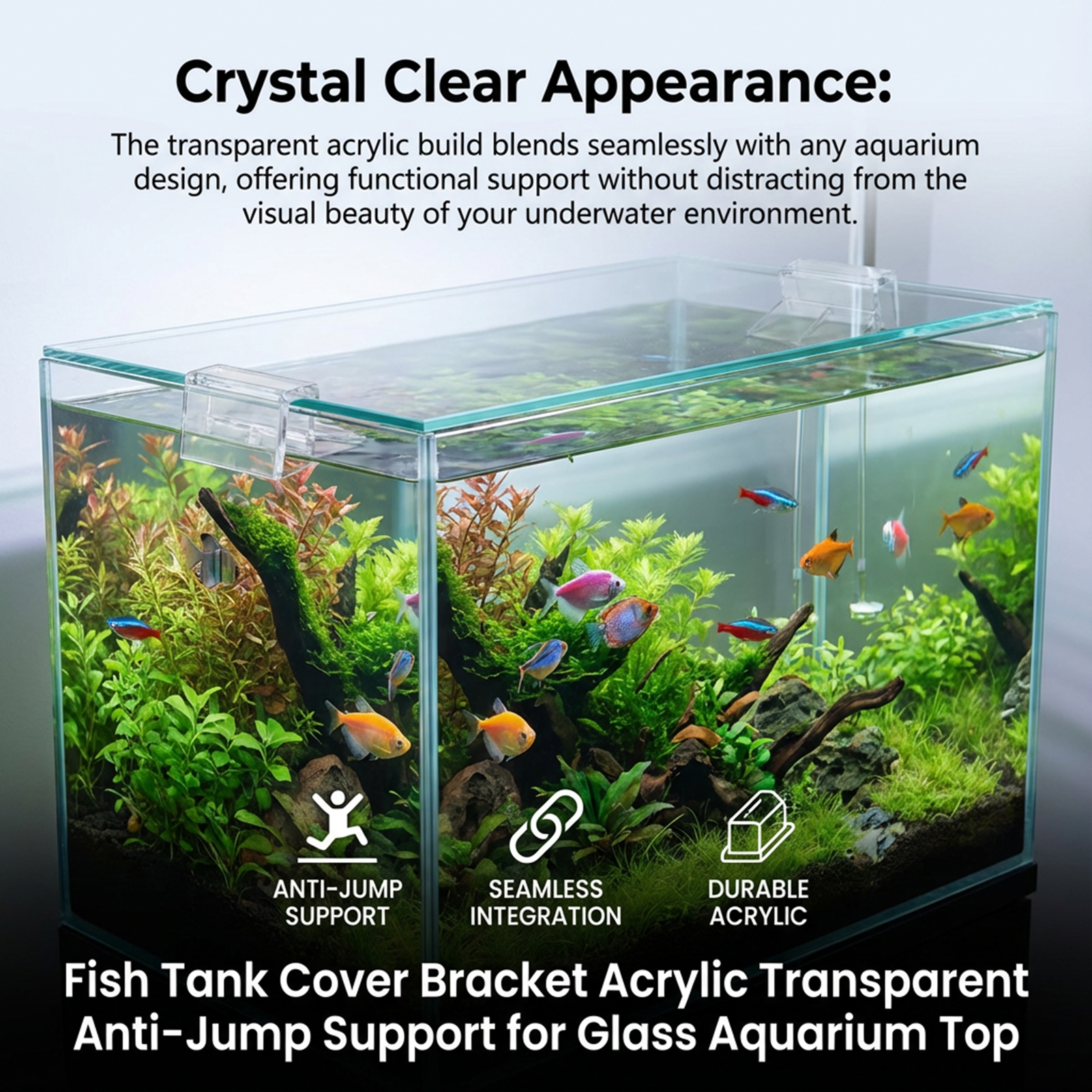 10PCS Aquarium Acrylic Clips G - đánh giá và giá Aquarium Fish Elevator