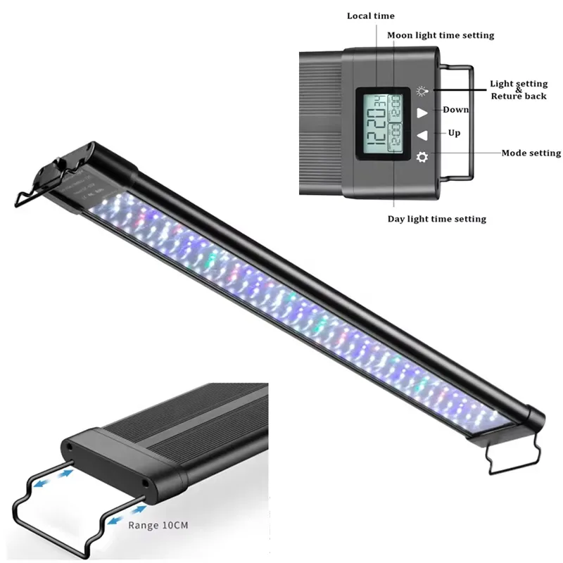 LED Programmable Aquarium Ligh - đánh giá và giá Aquarium Fish Light Lamp