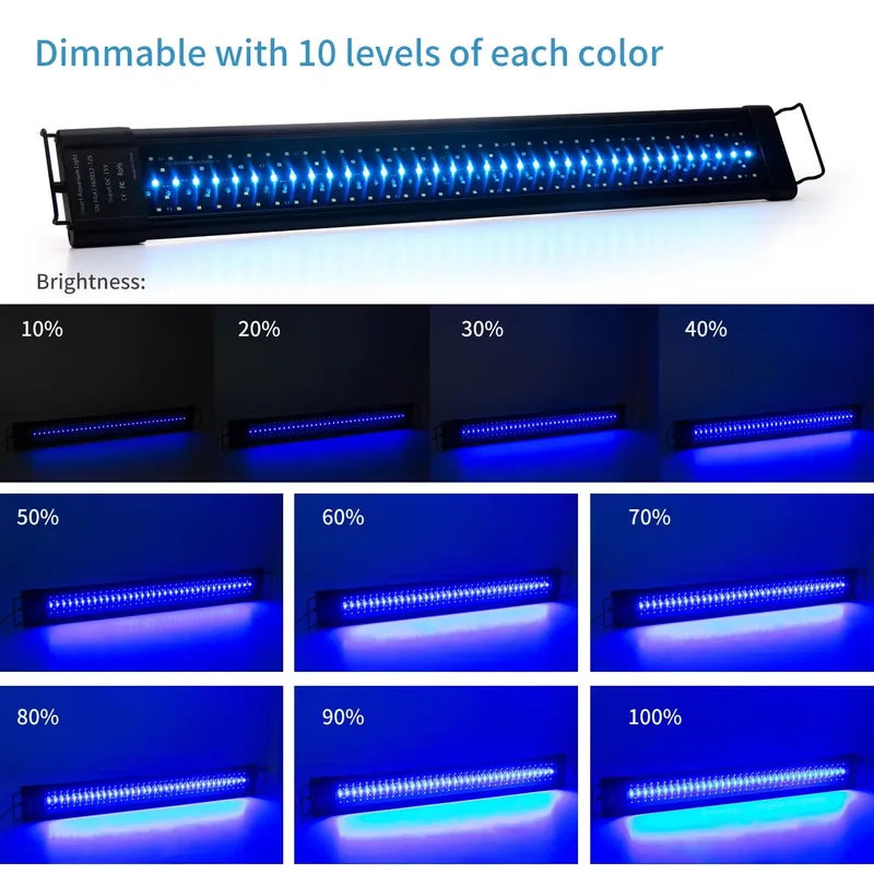 LED Programmable Aquarium Ligh - đánh giá và giá Aquarium Fish Light Lamp