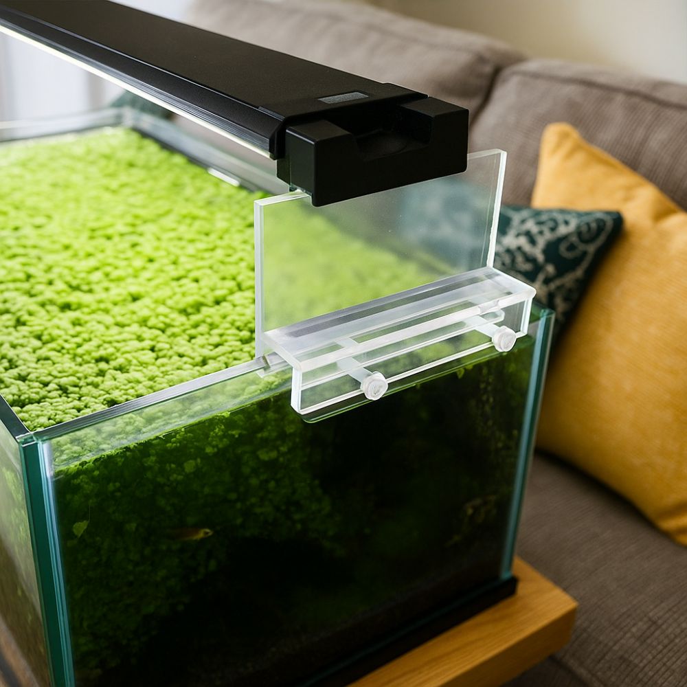 Clear Acrylic Aquarium LED Lig - đánh giá và giá Aquarium Fish Elevator