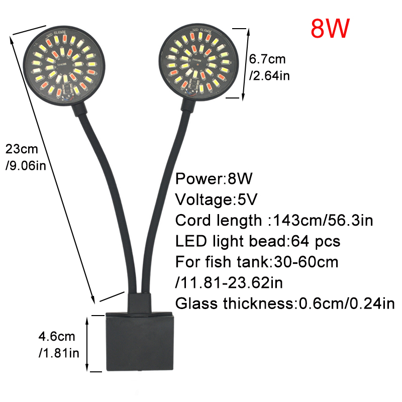 USB Aquarium LED Light Fish Ta - đánh giá và giá Aquarium Fish Light Lamp