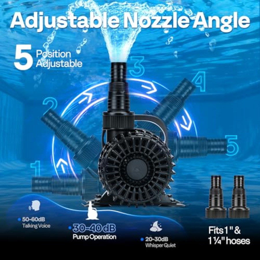 Electric 120W Submersible Wate - đánh giá và giá Aquarium Fish Koi