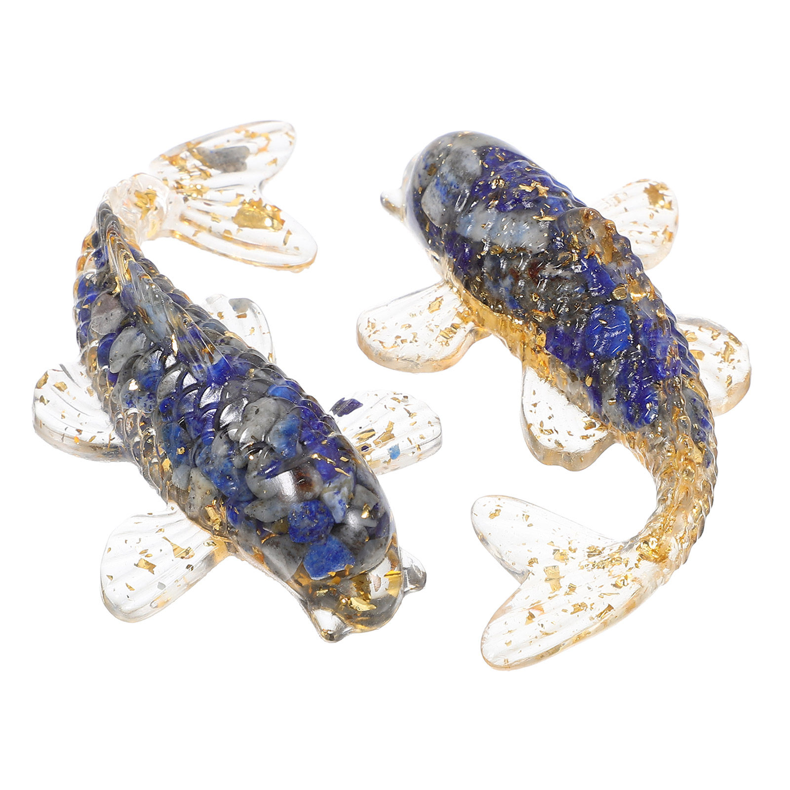 2Pcs Lovely Koi Fish Statue Sm - đánh giá và giá Aquarium Fish Koi
