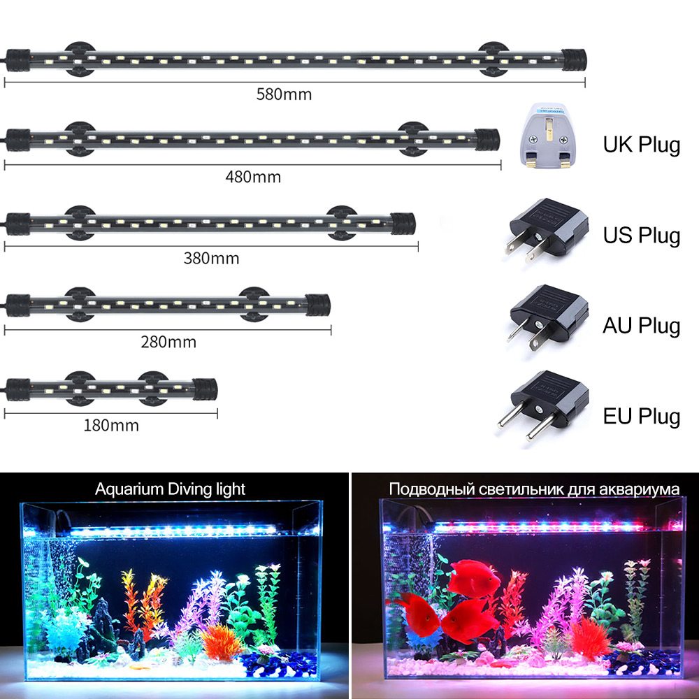 90-260V Aquarium Light LED Wat - đánh giá và giá Aquarium Fish Light Lamp