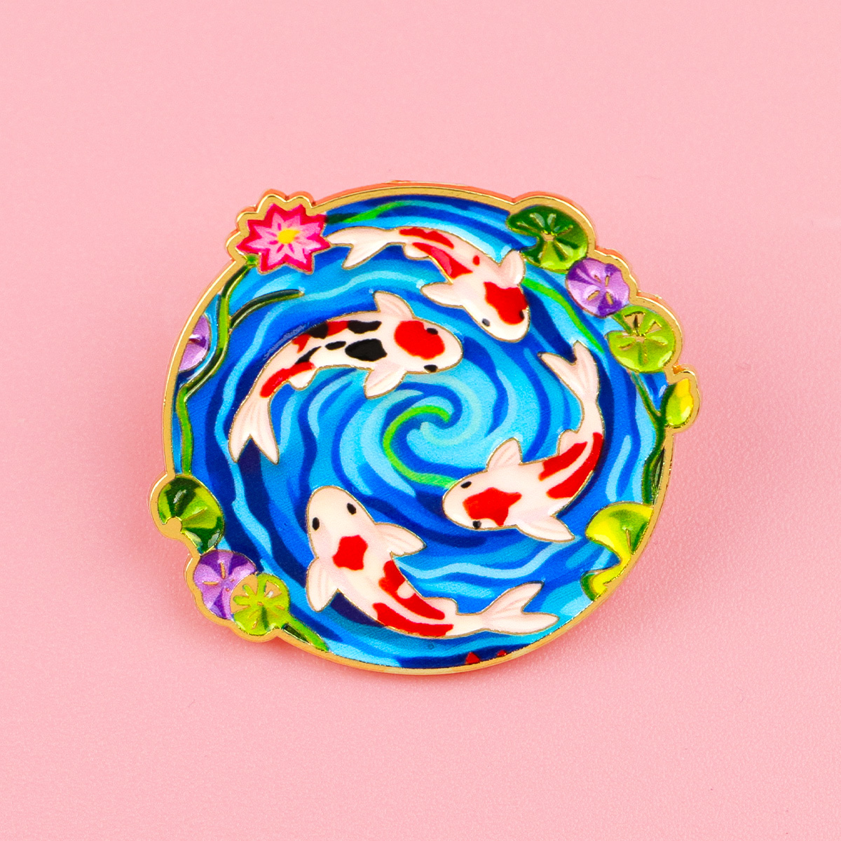 Koi Fish Enamel Pin Lucky Koi  - đánh giá và giá Aquarium Fish Koi
