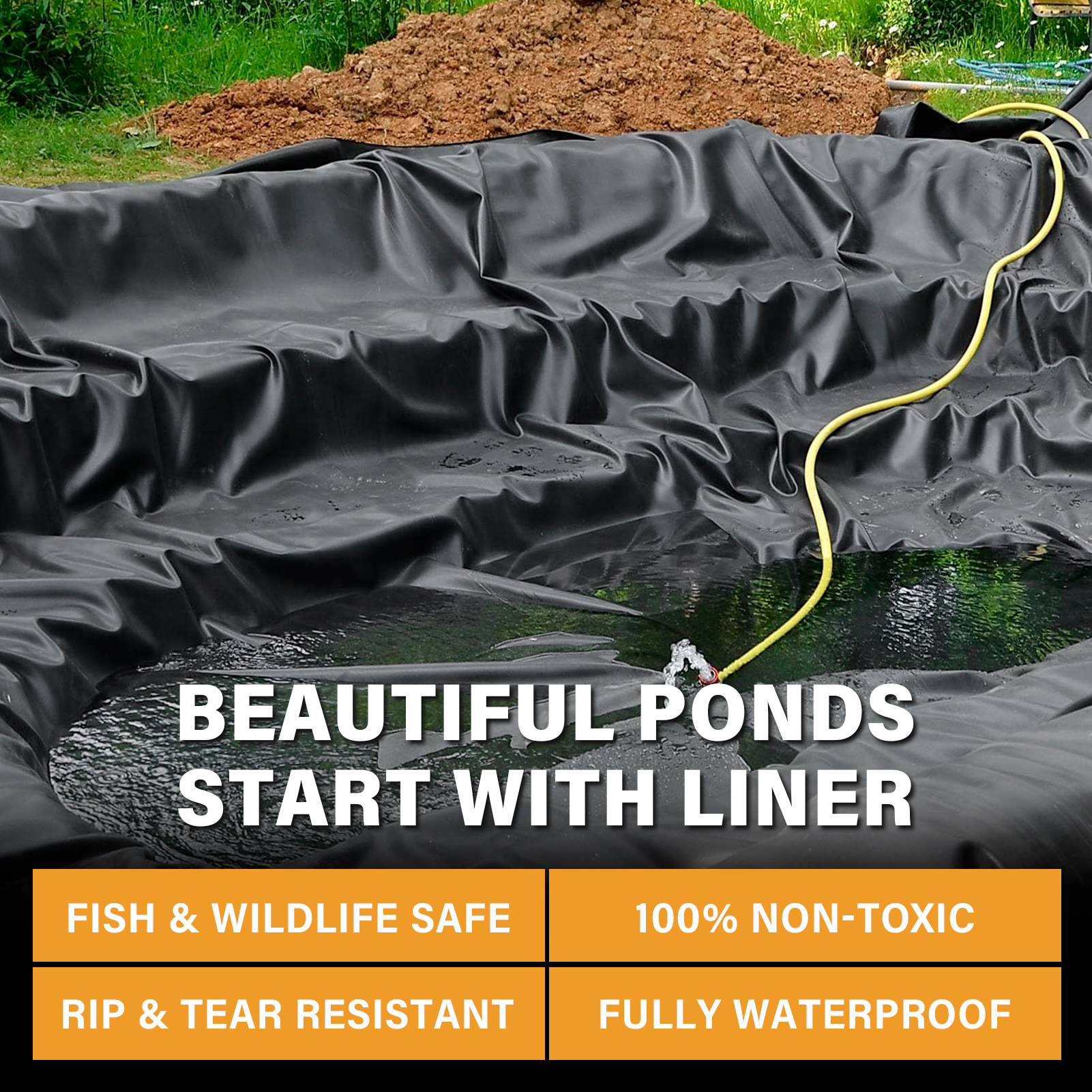Foldable 40x40FT Pond Liners f - đánh giá và giá Aquarium Fish Koi