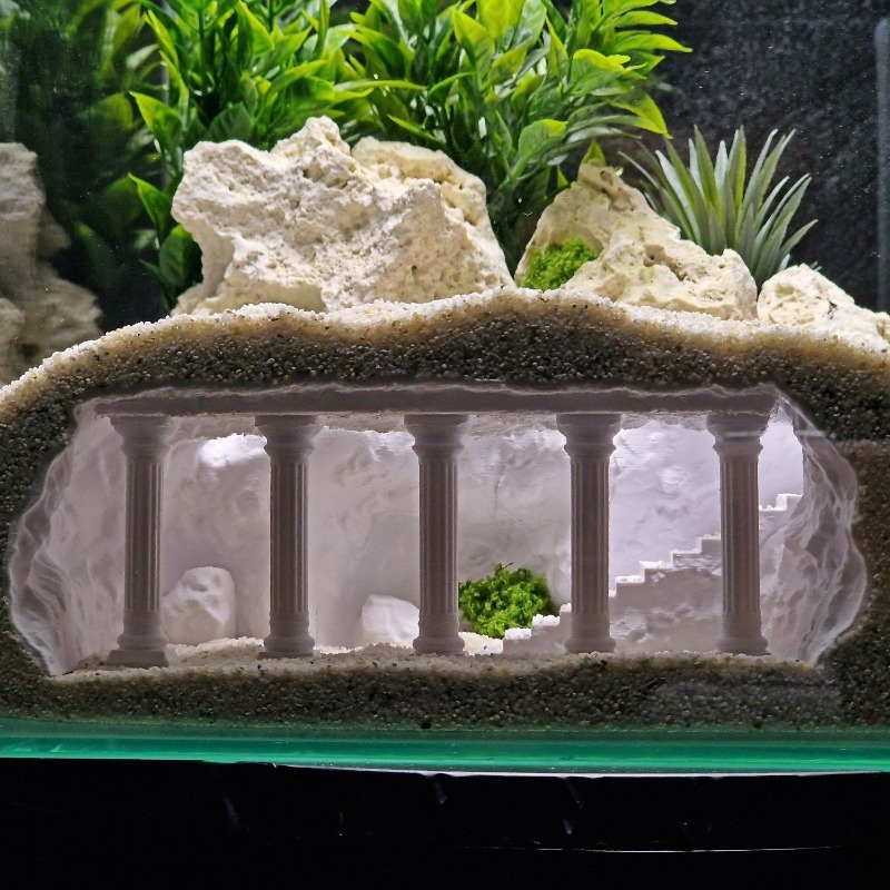 Fish Tank Cave Aquascaping,Art - đánh giá và giá Aquarium Fish Elevator