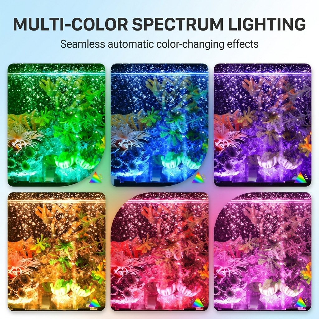 USB LED Aquarium Air Bubble Li - đánh giá và giá Aquarium Fish Light Lamp