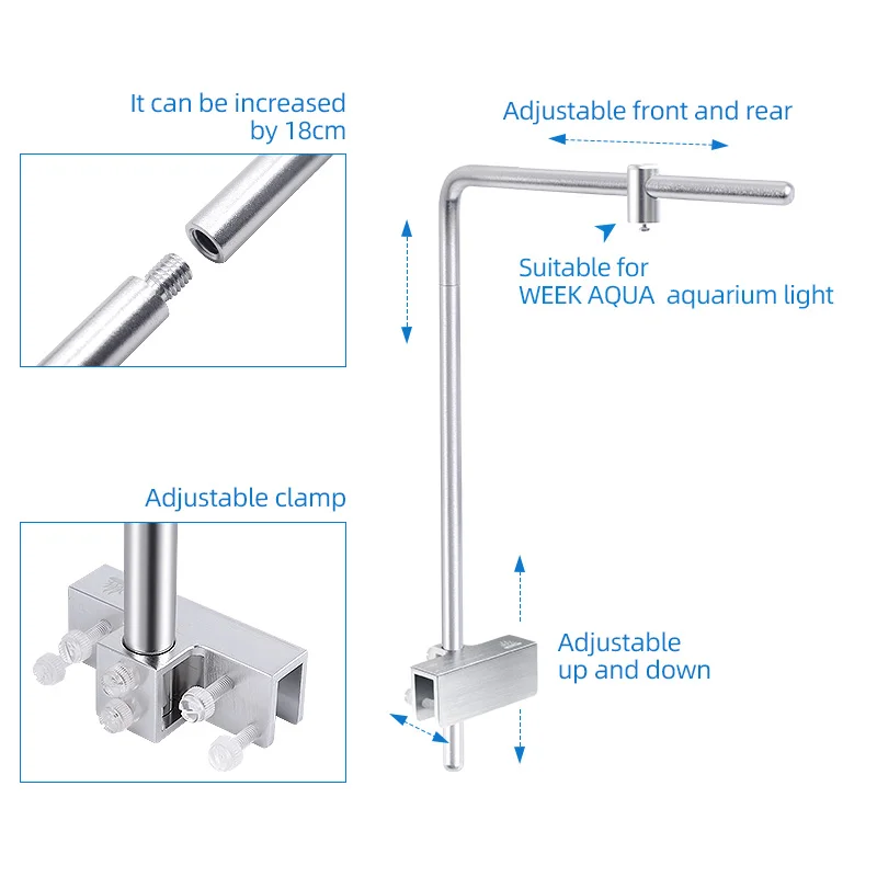 Week Aqua Light Stand Universa - đánh giá và giá Aquarium Fish Light Lamp